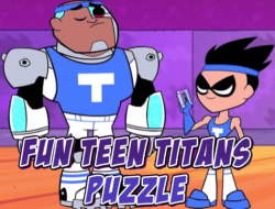Eğlenceli Teen Titans Yapboz 