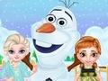 Oyunu Frozen Sisters Snow Fun