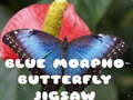 Oyunu Blue Morpho Butterfly Jigsaw