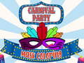 Oyunu Carnival Party Mask Coloring
