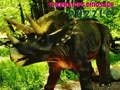 Oyunu Triceratops Dinosaur Puzzle