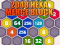 Oyunu 2048 Hexa Merge Block