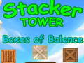 Oyunu Stacker Tower Boxes of Balance