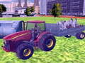 Oyunu 3D city tractor garbage sim