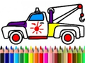 Oyunu Back To School: Truck Coloring Book