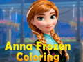 Oyunu Anna Frozen Coloring