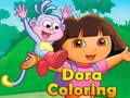 Oyunu Dora Coloring
