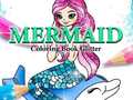 Oyunu Mermaid Coloring Book Glitter