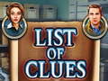 Oyunu List of clues