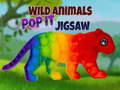 Oyunu Wild Animals Pop It Jigsaw