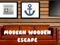 Oyunu Modern Wooden House Escape