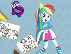Equestria Kızlar Boyama Kitabı 