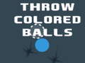 Oyunu Throw Colored Balls