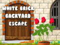 Oyunu White Brick Backyard Escape