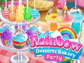 Oyunu Rainbow Desserts Bakery Party