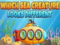 Oyunu Which Sea Creature Looks Different