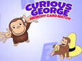 Oyunu Curious George Memory Card Match