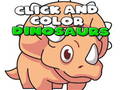 Oyunu Click And Color Dinosaurs