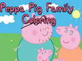 Oyunu Peppa Pig Family Coloring