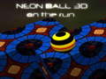 Oyunu Neon Ball 3d on the run