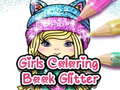 Oyunu Girls Coloring Book Glitter 