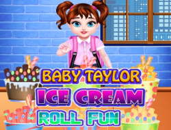 Bebek Taylor Dondurma Rulo Eğlencesi 