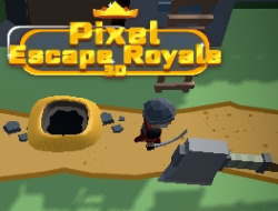 Piksel Kaçış Royale 3D 