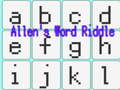 Oyunu Allen's Word Riddle