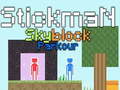Oyunu Stickman Skyblock Parkour