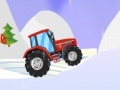 Oyunu Christmas Tractor Race