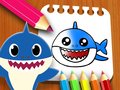 Oyunu Baby Shark Coloring Book