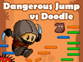 Oyunu Dangerous Jump vs Doodle Jump