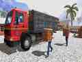 Oyunu Asian offroad cargo truck driver