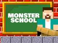 Oyunu Monster School: Roller Coaster & Parkour
