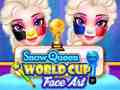 Oyunu Snow queen world cup face art