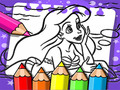 Oyunu Ariel The Mermaid Coloring Book