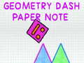 Oyunu Geometry Dash Paper Note