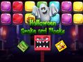 Oyunu Halloween Snake and Blocks