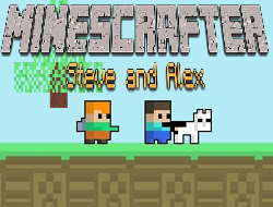 Maden ustası Steve ve Alex 