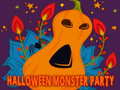 Oyunu Halloween Monster Party Jigsaw