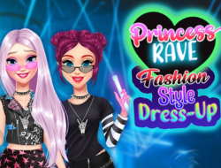 Prensesler Rave Moda Stil Giydirme .