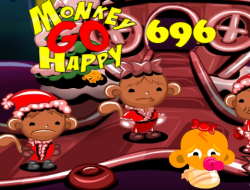 Maymun Go Happy Aşama 696 