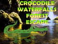 Oyunu Crocodile Waterfalls Forest Escape