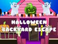 Oyunu Halloween Backyard Escape