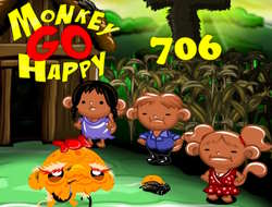 Maymun Go Happy Aşama 706 