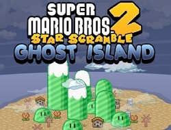 Super Mario Bros Star Scramble 2 Hayalet ada .