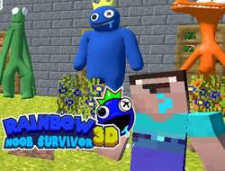 Rainbow Noob Survivor 3D