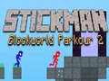 Oyunu Stickman Blockworld Parkour 2