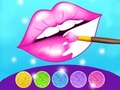 Oyunu Glitter Lips Coloring Game