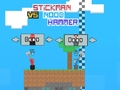 Oyunu Stickman vs Noob Hammer